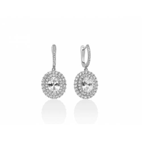 Orecchini Kiara Donna BASIK ORECCHINI in Argento Zircone KERD2050B - KERD2050B